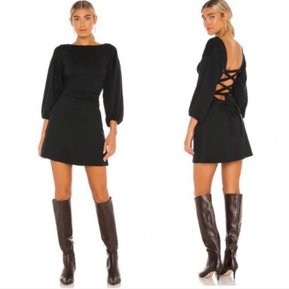 Free People NWTs Bianca Corset Back Mini Dress